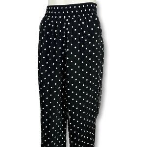 Vintage Leger Polka Dot Capris | SIZE: 2| Vintage Fully Lined Capri Pants.